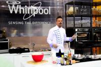 Kovács Lázár a Whirlpool standján