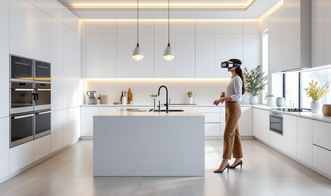 Virtual Reality Experience at the Küber Booth – Step into Your New Kitchen Before You Buy!