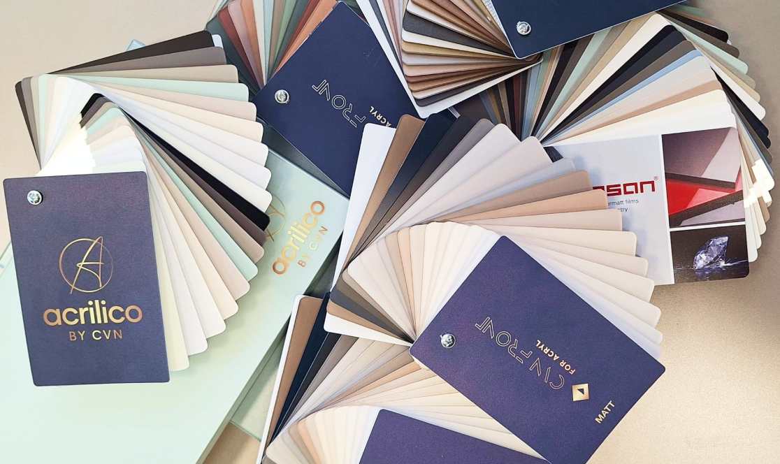 Fedezd fel élőben a CVN akrilbútorlapok teljes választékát